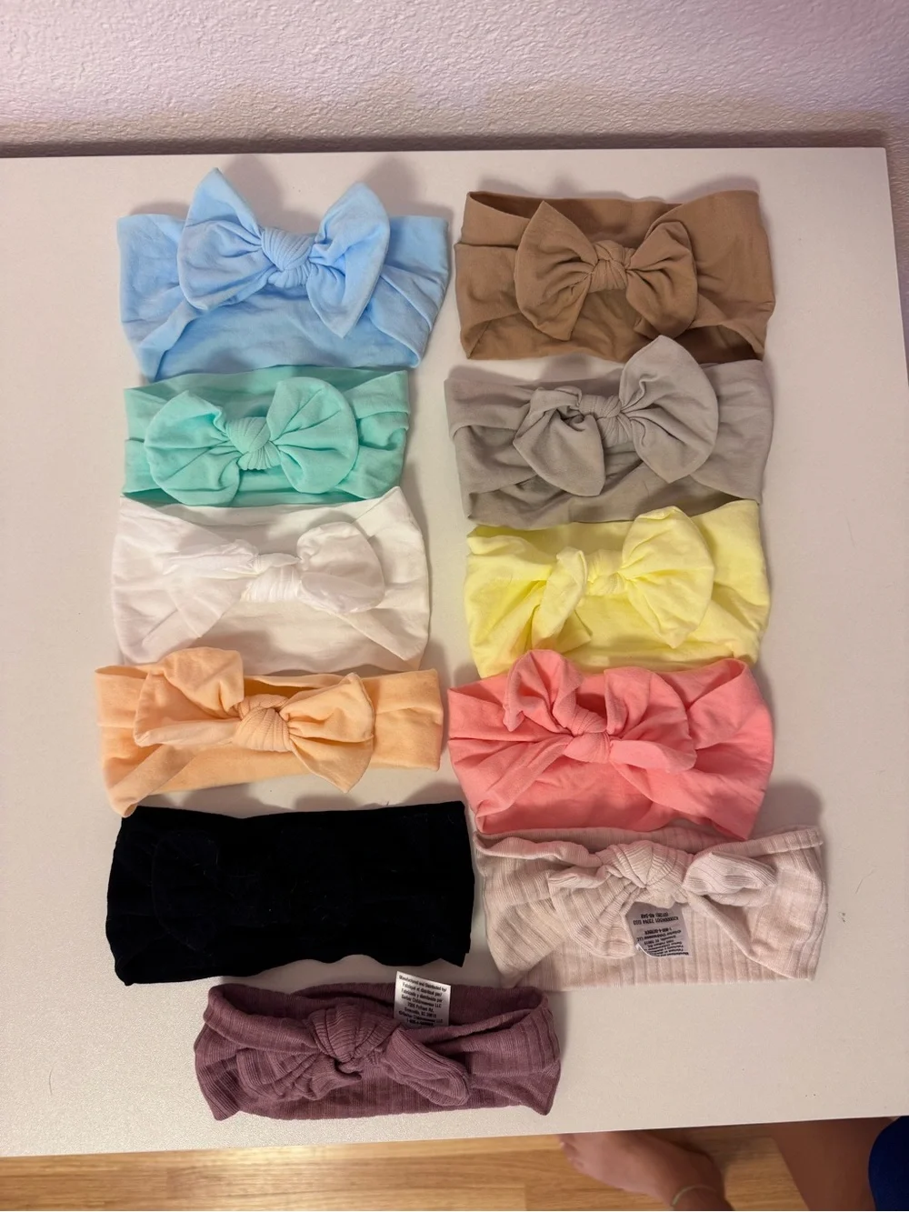 SHEIN & MODERN MOMENTS baby headband bows.